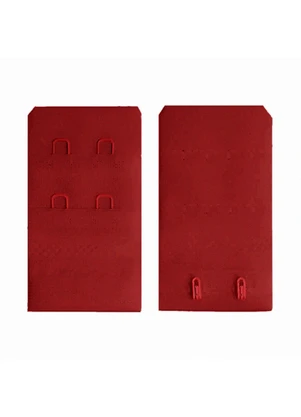 Dukali - Extensor de Sutiã Duplo Vermelho - DUKALI