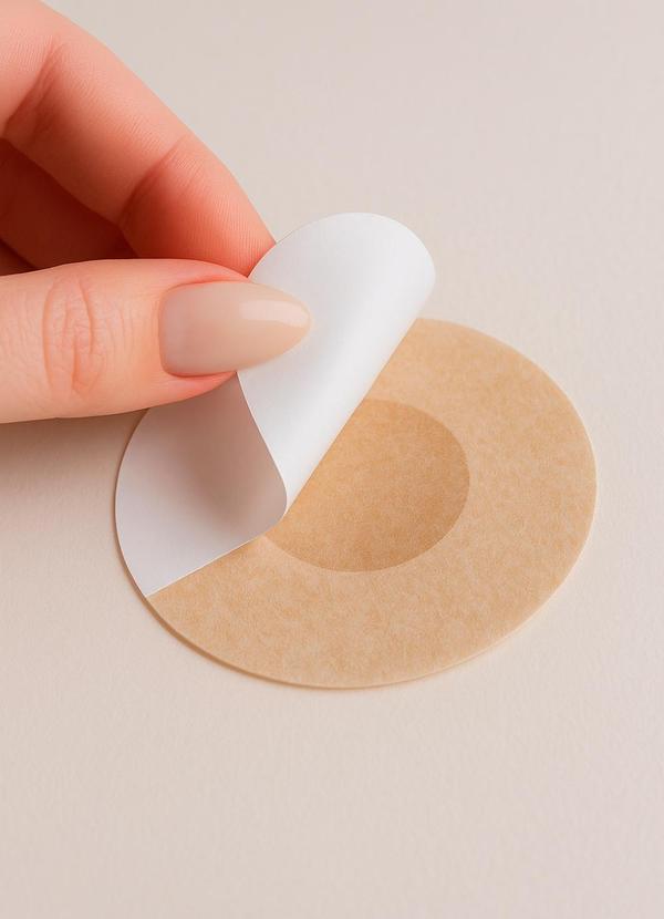 Dukali - Silicone Colante Nipple 5 Unidades Transparente 4