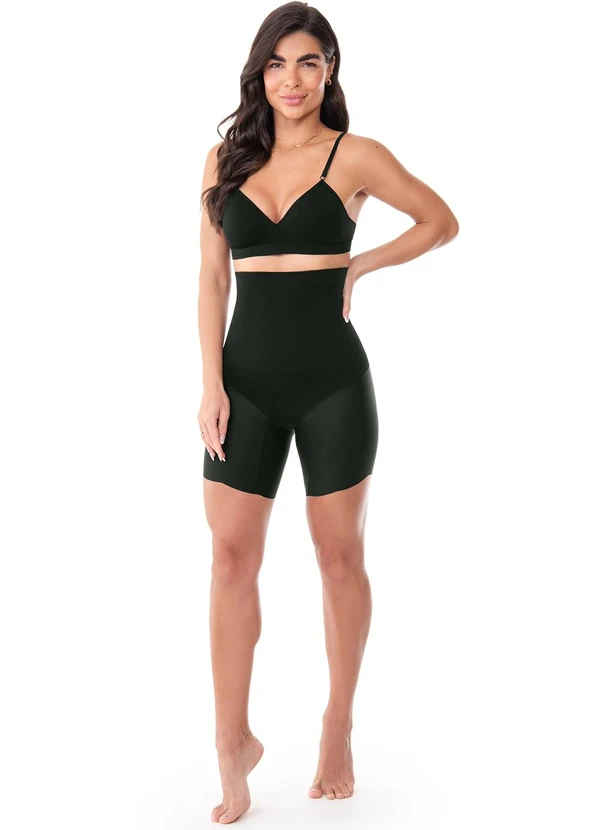 Zee Rucci - Bermuda Modeladora Alta Invisible Laser Preto 3