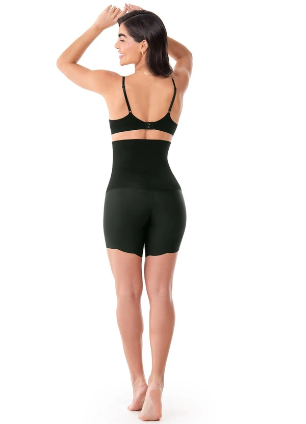 Zee Rucci - Bermuda Modeladora Alta Invisible Laser Preto 4