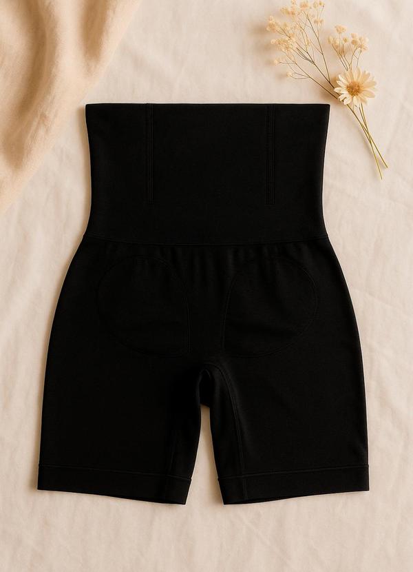 Dukali - Cinta Short Modelador Barbatan Preto