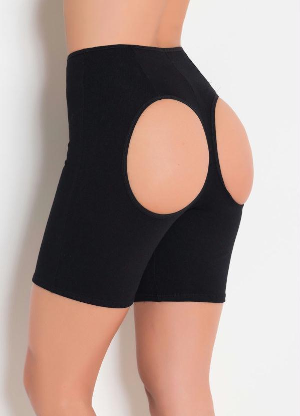 Outlet - Short Aumenta Bumbum Preta 2