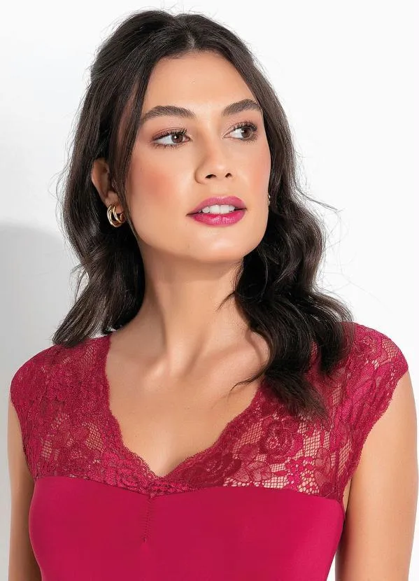 Alma Dolce - Body Cabenet com Alças de Renda 3