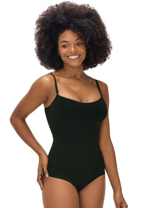 Zee Rucci - Body Modelador e Tanga Invisível Laser Preto - ZEE RUCCI