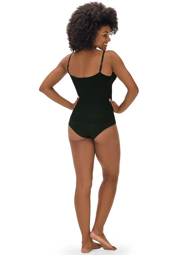 Zee Rucci - Body Modelador e Tanga Invisível Laser Preto 5