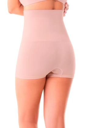 Zee Rucci - Calcinha Boxer Modeladora Alta sem Costura Rosa  - ZEE RUCCI