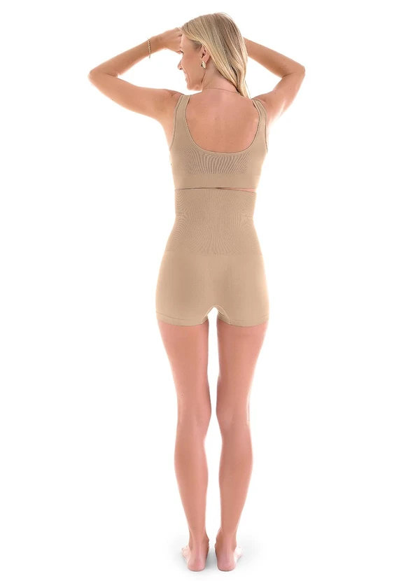 Zee Rucci - Calcinha Boxer Modeladora sem Costura Bege 4