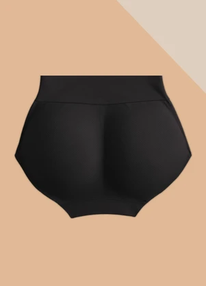Dukali - Calcinha Enchimento no Bumbum Preto - DUKALI