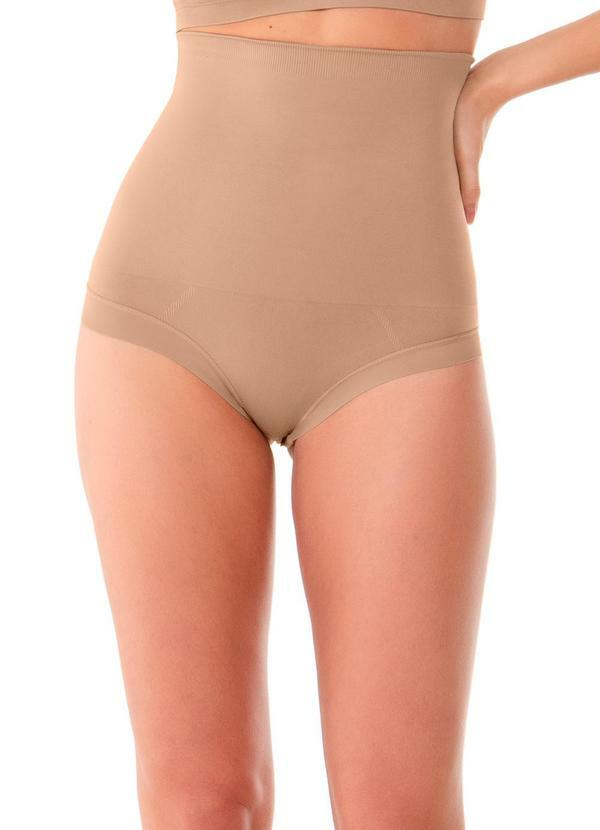 Zee Rucci - Calcinha Tanga Modeladora Invisible Laser Bege