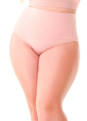 Zee Rucci - Calcinha Tanga Modeladora Plus sem Costura Rosa  - ZEE RUCCI