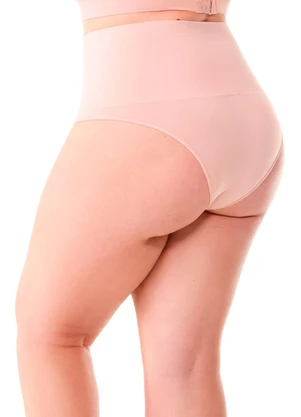 Zee Rucci - Calcinha Tanga Modeladora Plus sem Costura Rosa  - ZEE RUCCI