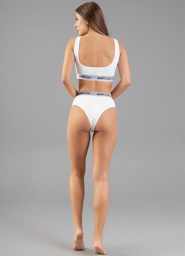 Just Basic - Calcinha Básica em Cotton Branco 4
