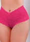 Dukali - Calcinha Caleçon de Renda Roxo - variação: Rosa