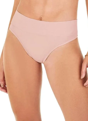 Rovitex - Calcinha Tanga Cós Largo sem Costura Rosa - ROVITEX