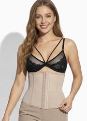 Cinta Modeladora Chocolate com Abertura Frontal