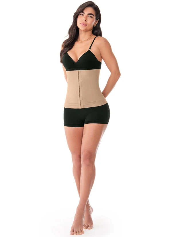 Zee Rucci - Cinta Modeladora sem Costura Bege 2