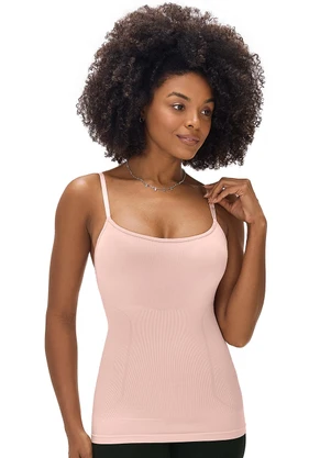 Zee Rucci - Regata Modeladora com Bojo sem Costura Rosa  - ZEE RUCCI