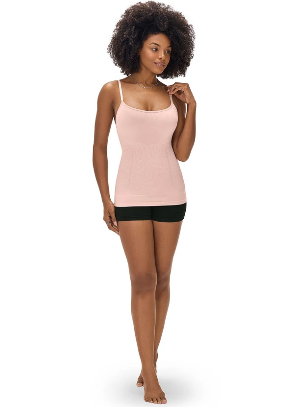 Zee Rucci - Regata Modeladora com Bojo sem Costura Rosa 3