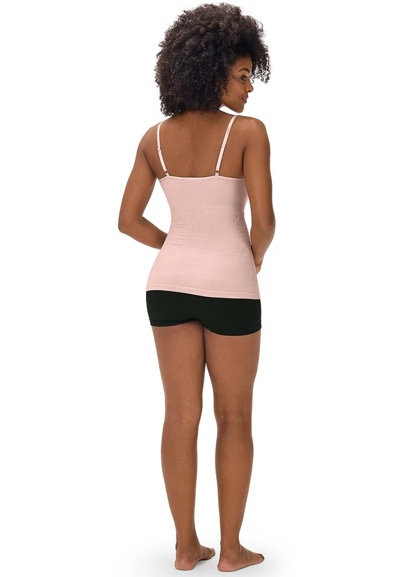 Zee Rucci - Regata Modeladora com Bojo sem Costura Rosa 4