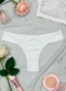Dukali - Calcinha Básica Fio Duplo de Poliamida Rosa - variação: Branco