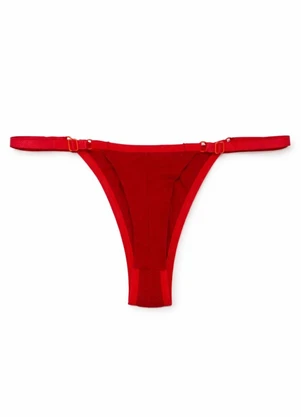 Dukali - Calcinha de Regulagem de Algodão Fio Vermelho - DUKALI