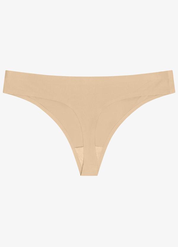 Select - Calcinha Feminina Fio sem Costura Bege 1