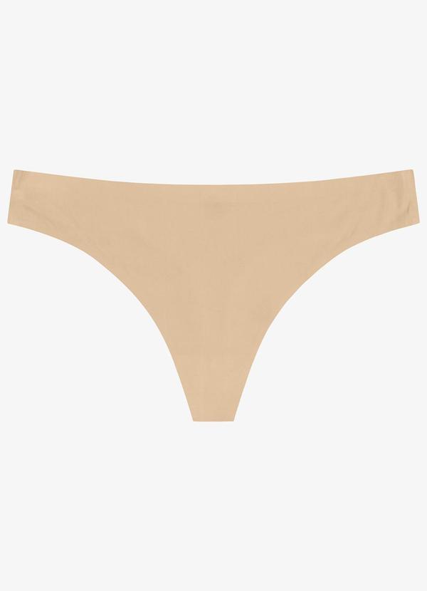Select - Calcinha Feminina Fio sem Costura Bege 2
