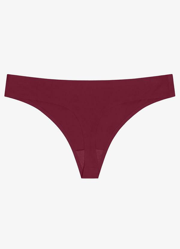 Select - Calcinha Feminina Fio sem Costura Bordo
