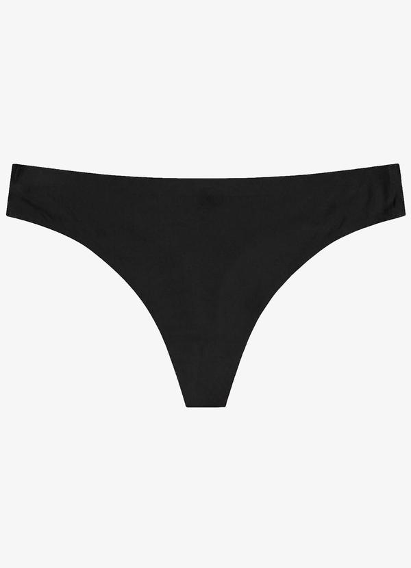 Select - Calcinha Feminina Fio sem Costura Preto 2