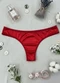 Dukali - Calcinha Fio Duplo Microfibra Bege - variação: Vermelho