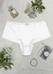 Dukali - Calcinha Lateral Larga Fio Duplo Poliamida Rosa - variação: Branco