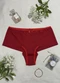 Dukali - Calcinha Lateral Larga Fio Duplo Poliamida Rosa - variação: Vermelho