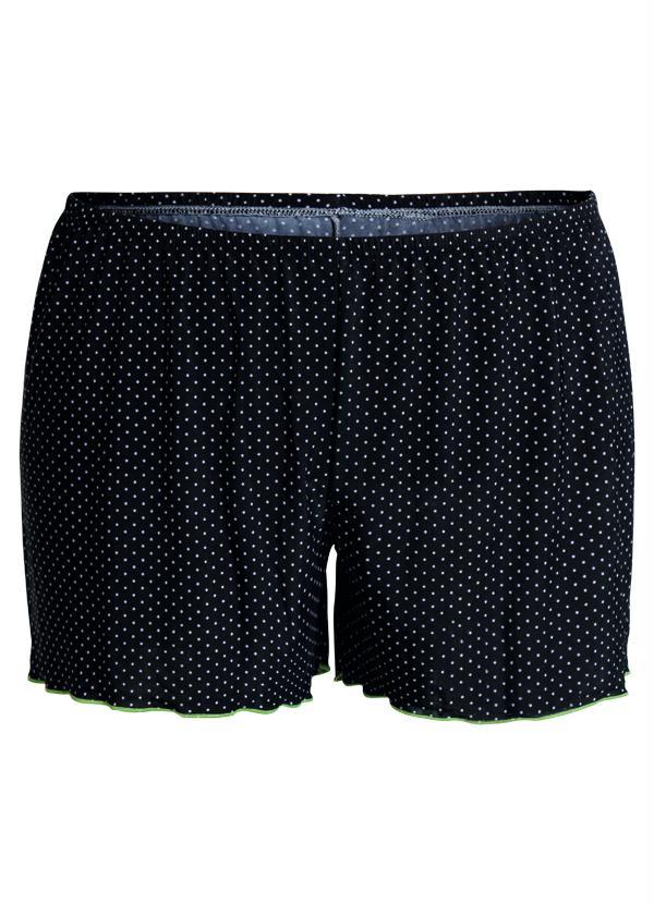 Alma Dolce - Baby Doll Preto e Poá Plus Size com Fenda 7