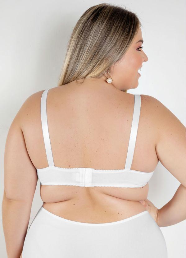 Alma Dolce - Sutiã Plus Size Branca 2