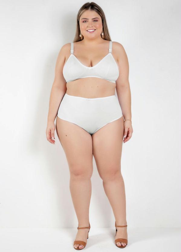 Alma Dolce - Sutiã Plus Size Branca 3