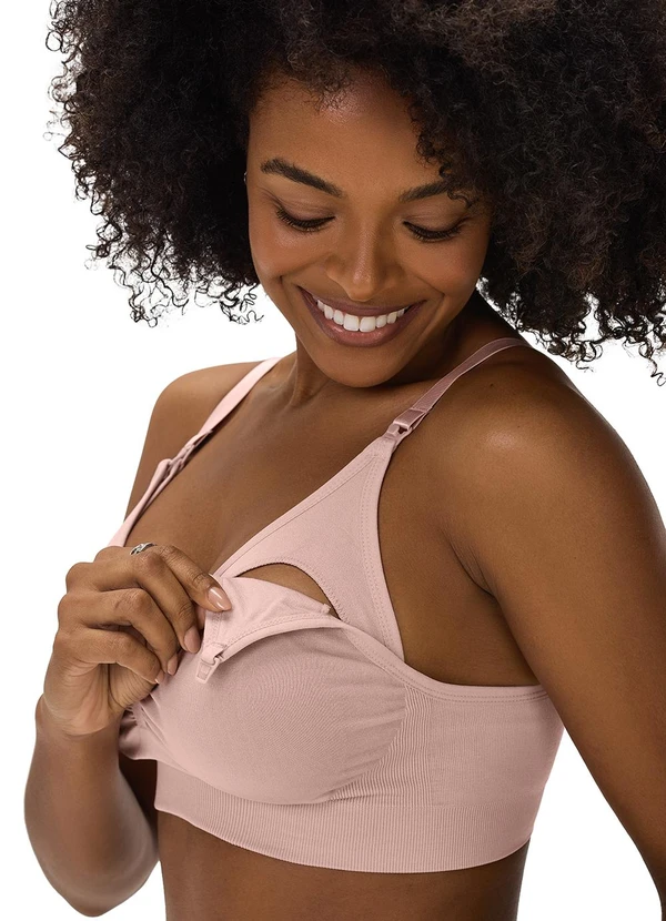 Zee Rucci - Sutiã Amamentação com Bojo Removível Rosa  5