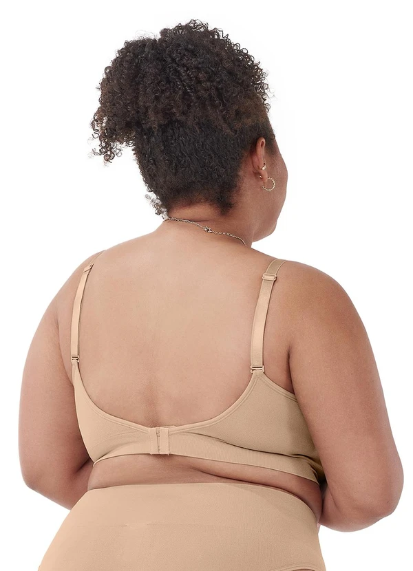 Zee Rucci - Sutiã Amamentação Plus sem Costura Bege 2
