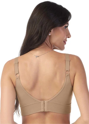 Rovitex - Sutiã Comfort Anatômico com Bojo Removível Bege - ROVITEX