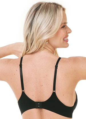 Rovitex - Sutiã Comfort com Bojo sem Costura Preto - ROVITEX