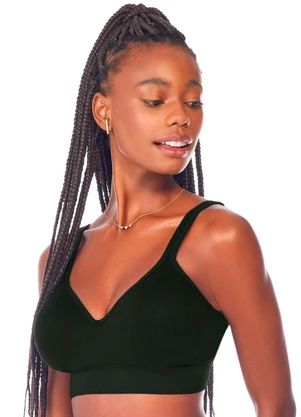 Rovitex - Sutiã Comfort Duplo Alças Largas Preto - ROVITEX