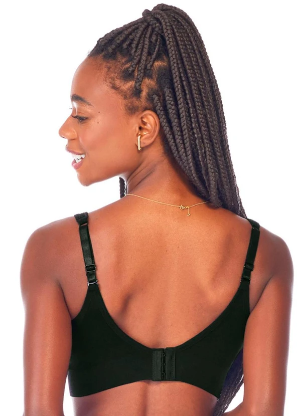 Rovitex - Sutiã Comfort Duplo Alças Largas Preto 2