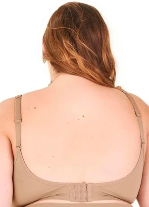 Rovitex - Sutiã Comfort Alças Largas Reguláveis Bege - ROVITEX