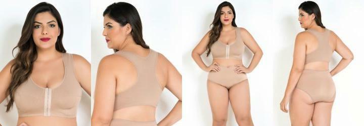Suti Plus Size Chocolate Modelo Nadador