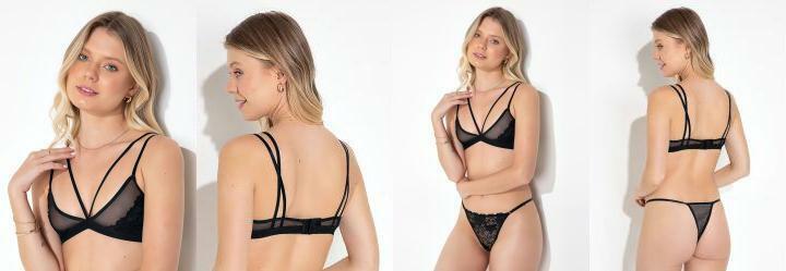 Suti Preto de Renda com Transparncia