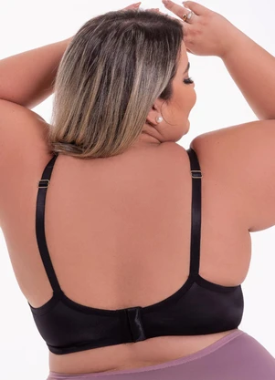 Dukali - Sutiã sem Bojo Poliamida Preto - DUKALI