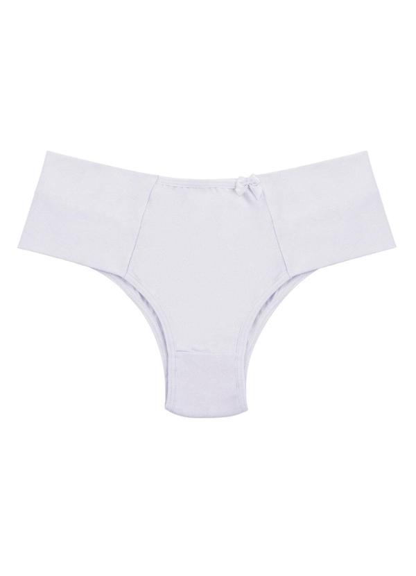Dukali - Calcinha Algodão Barrinha Branco