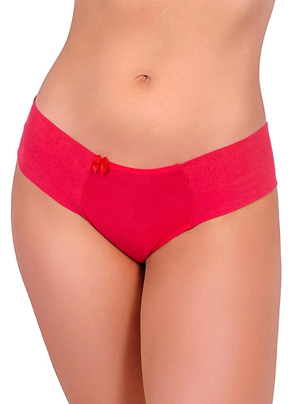 Dukali - Calcinha Algodão Barrinha Vermelho