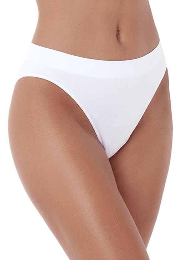 Rovitex - Calcinha Comfort sem Costura Branco
