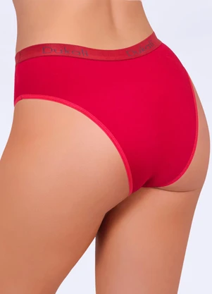 Dukali - Calcinha de Algodão Vermelho - DUKALI