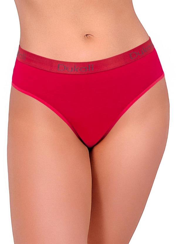 Dukali - Calcinha de Algodão Vermelho